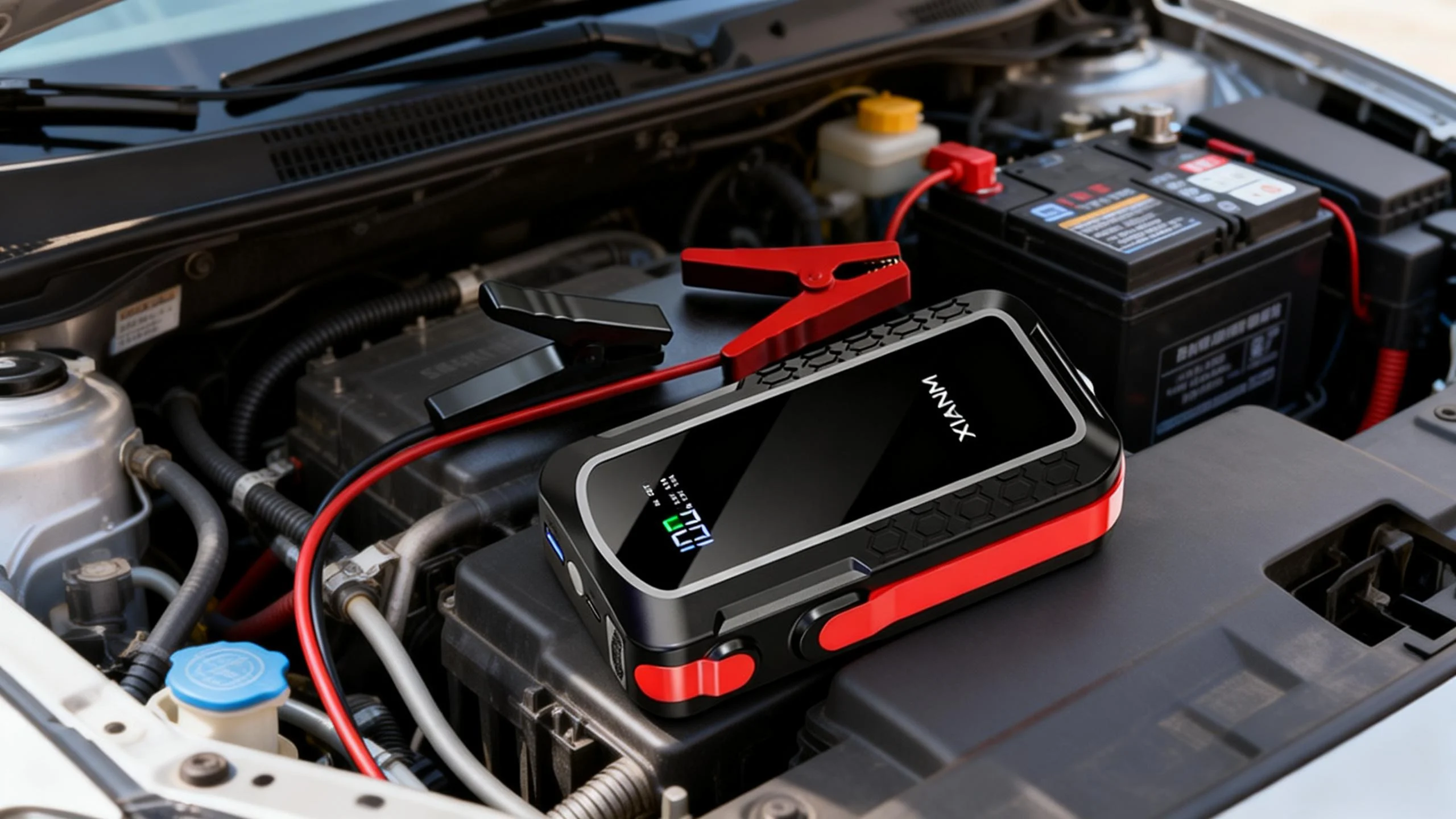 Car Emergency Starter Power Supply 12V Vehicle Battery Booster Jump Starter Multifunctional Jump-Starting Ignition Booster