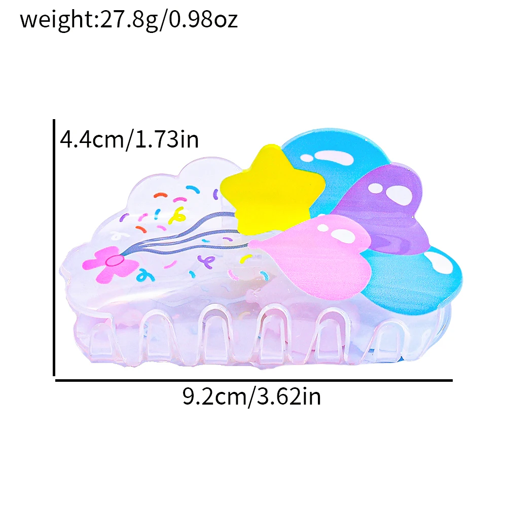 مخالب شعر أكريليك لطيفة "كوكو" من ديزني، ملحقات شعر متعددة الوظائف، مخالب شعر #6