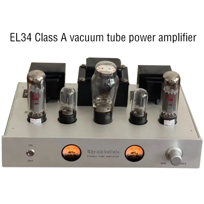 

AIYIMA SMSL EL34 Tube Amplifier 12W 2.0 5Z3P Rectifier Class A Vacuum Tube Amplifier Transistor superlinear dual output mode