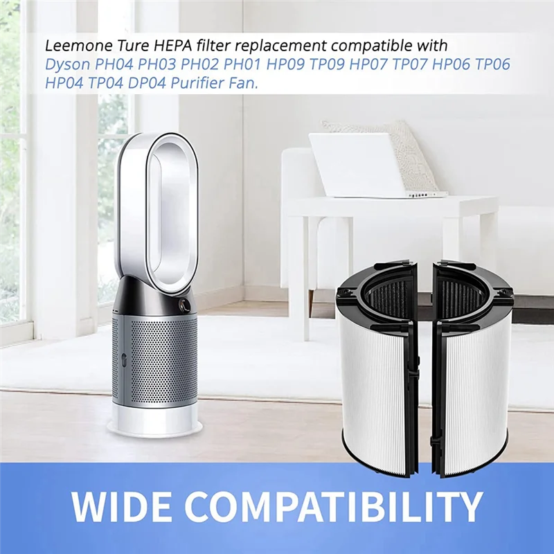 แผ่นกรอง HEPA สำหรับ Dyson HP04 TP04 DP04 PH04 PH03 PH02 PH01 HP09 TP09 HP07 TP07 HP06 TP06อะไหล่ทดแทนเครื่องกรองอากาศ