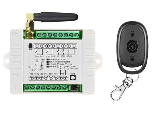 DC12V 24V 36V 2CH Relay multifunctional Module Receiver EV1527 Wireless Remote Control 433 Mhz Remote Switch for DC Motor DIY