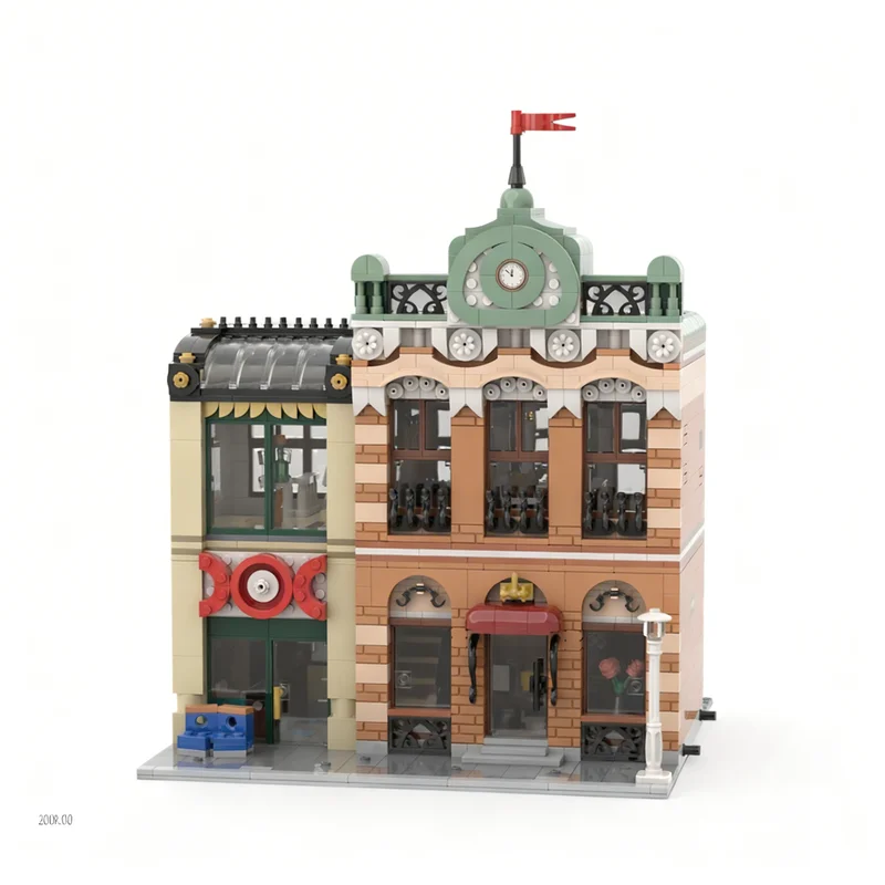 Kids Toys Exhibition - 2240pcs MOC Royal Crown Exhibition Boutique