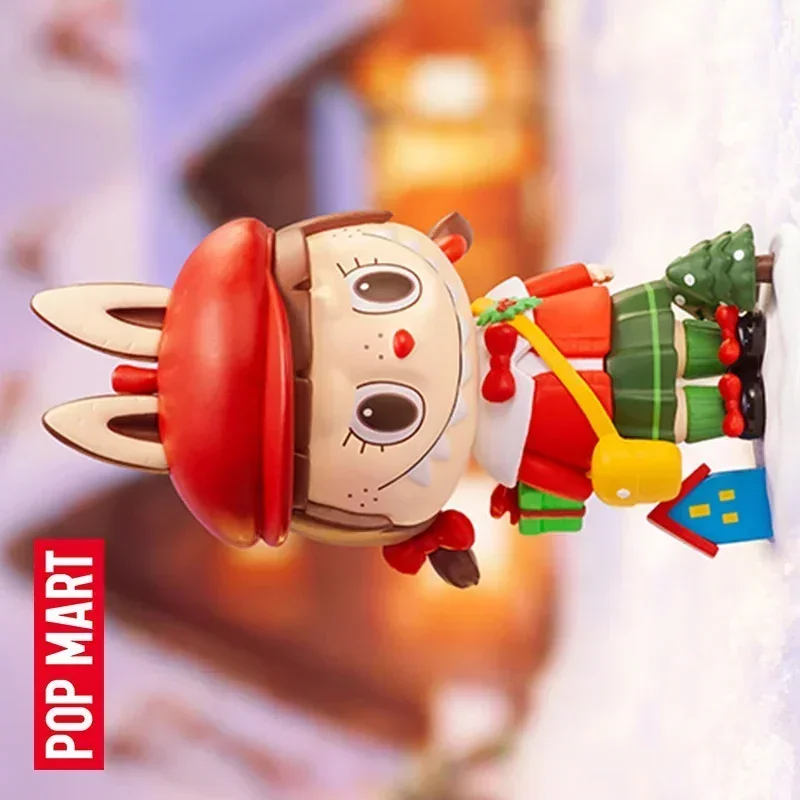 POP MART Labubu The Monsters Let's Christmas Series Genuine Mystery Box Blind Box Guess Bag Toys Doll Cute Desktop Ornaments