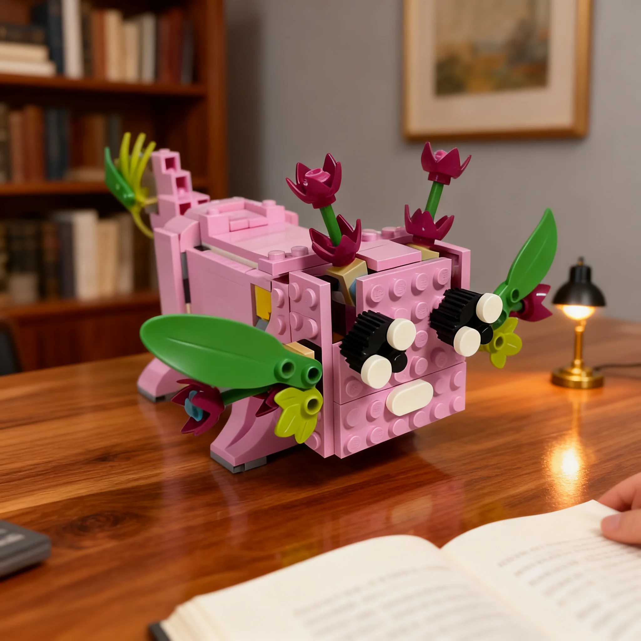 210pcs MOC Axolotl Creator 3 1 Model Building Blocks Toys Architecture Christmas Gift Birthday Creative Education Assemble DIY