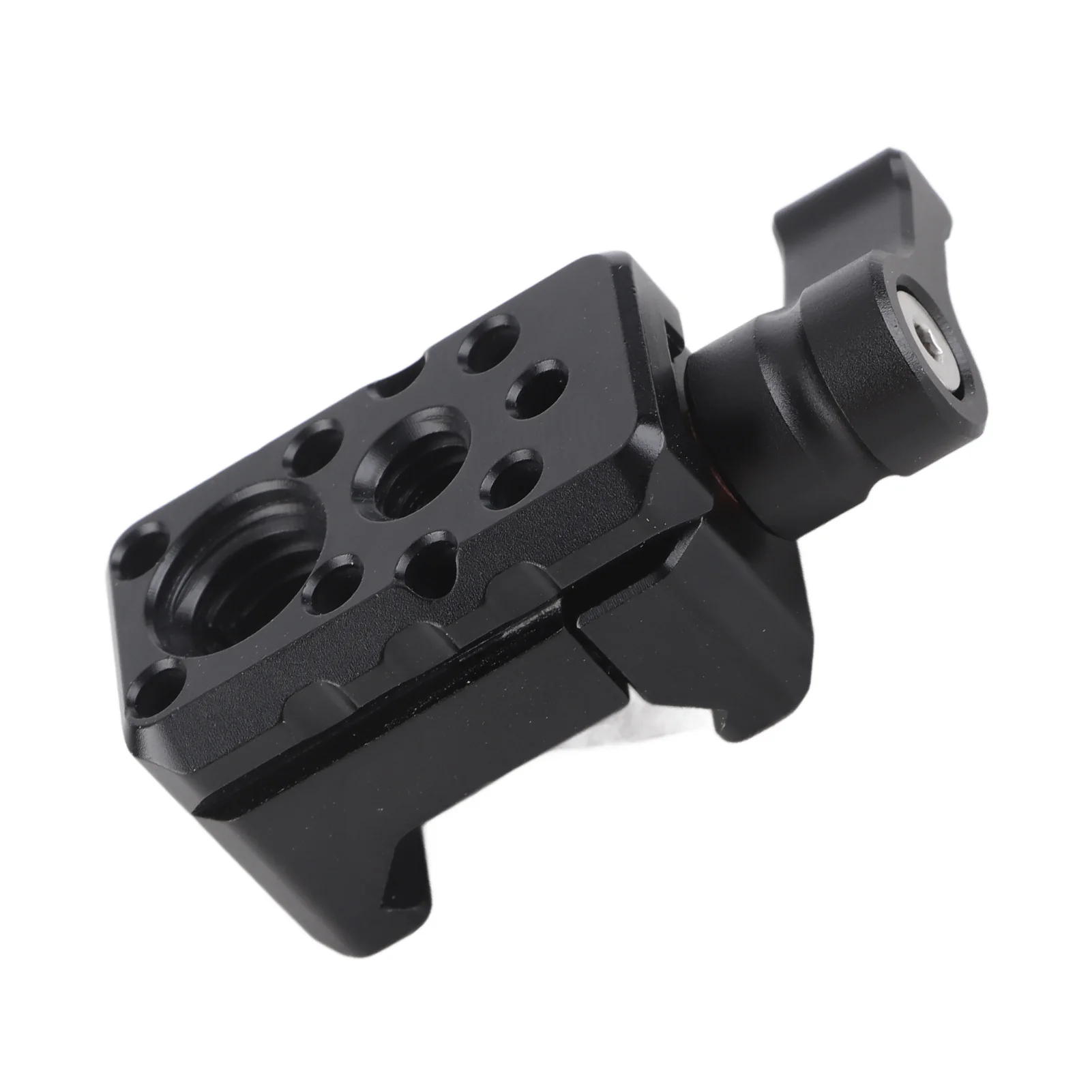 NATO Clamp Quick Release NATO Lock Clamp with 1/4 Inch 3/8 Inch Thread Cold Shoe Mount Camera Cage Expansion Accessories