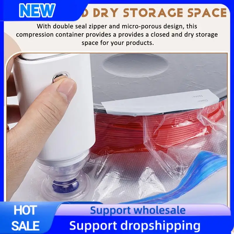 

Optimal Filament Storage Vacuum Bag Sealed Bags Electric Charge Pump For 3D Printer Filament Dryer