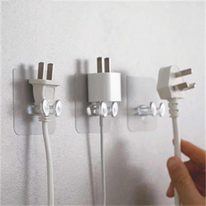 5Pcs Transparent Strong Self Adhesive Door Wall Hangers Hooks Suction Heavy Load Rack Cup Sucker for Kitchen Bathroom