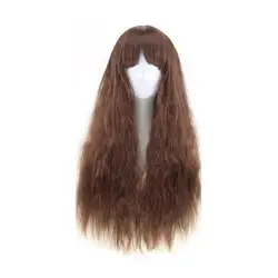 65cm Women Long Curly Wavy Hair Full Wig Fashion Costume Party Anime Cosplay Curly Bob Wigs PrePluck With Baby Hair South Africa