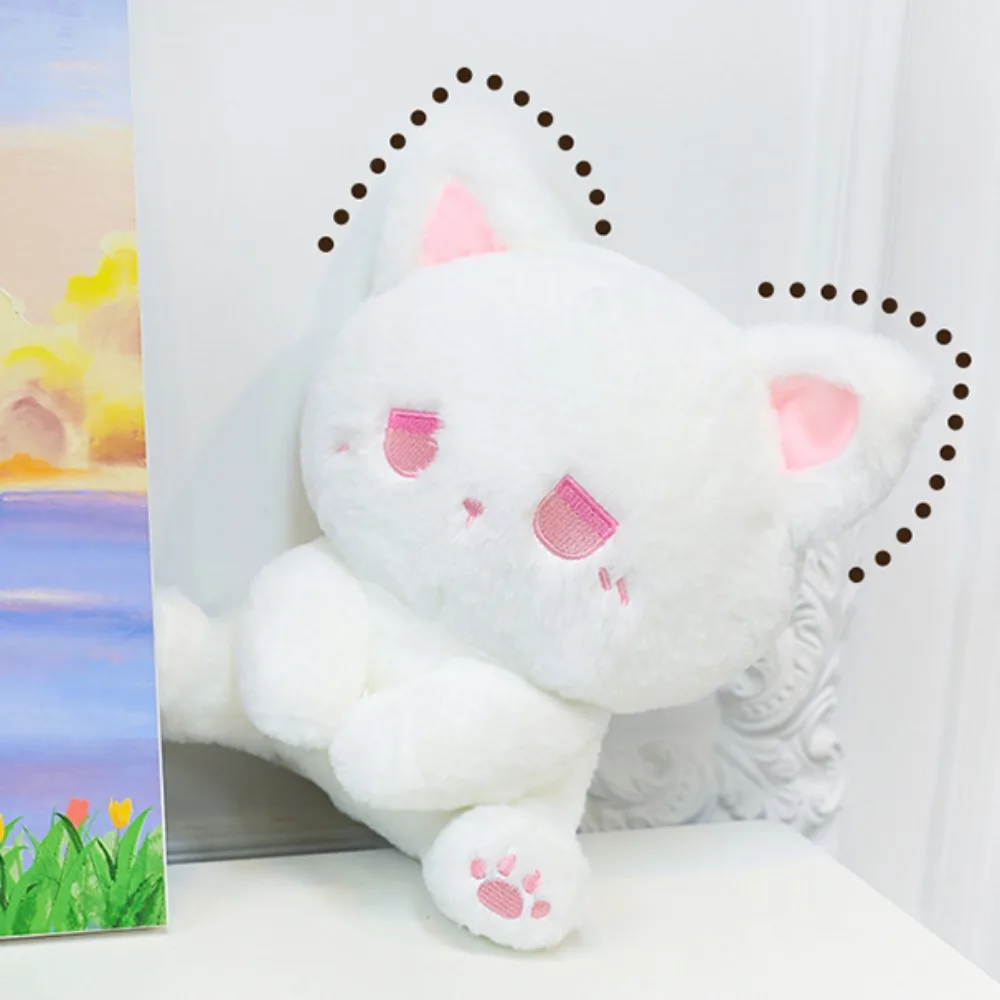 Poupée en coton Emo ours en peluche poupée jouet dessin animé confortable chat noir en peluche peluche peluche peluche poupée jeter oreiller