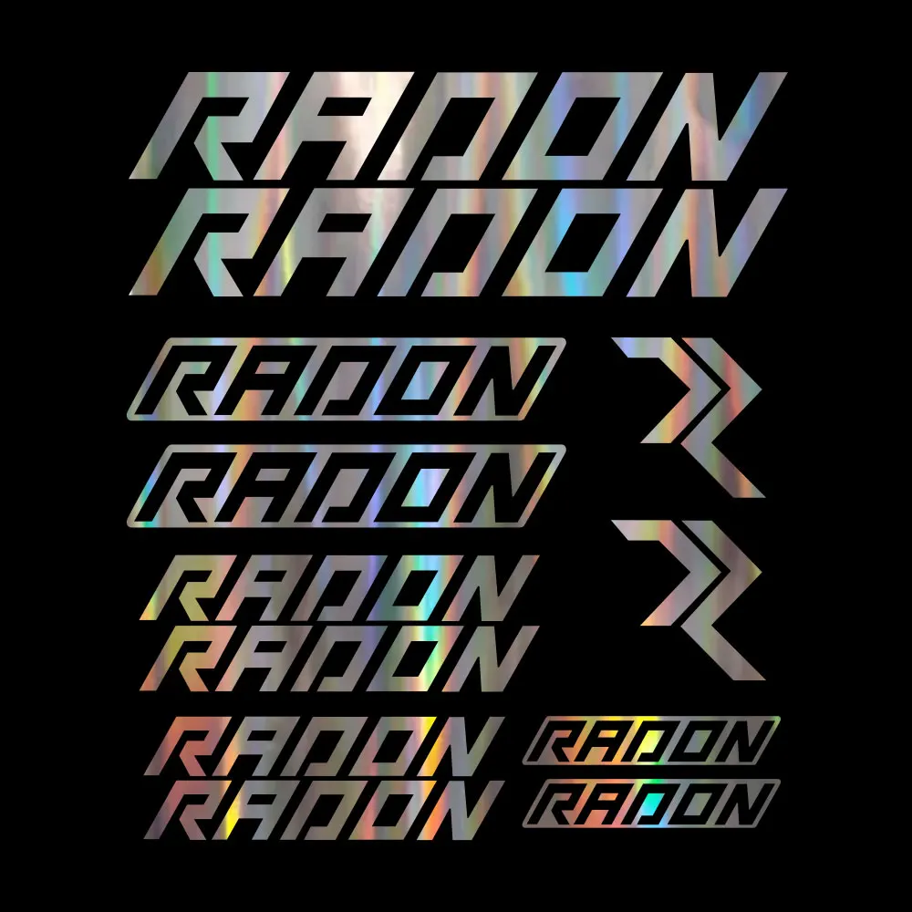 Image of Aufkleber Vinyl für Radon-Aufkleber, Fahrrad-Aufkleber, Klebeaufkleber, BMX-Aufkleber
