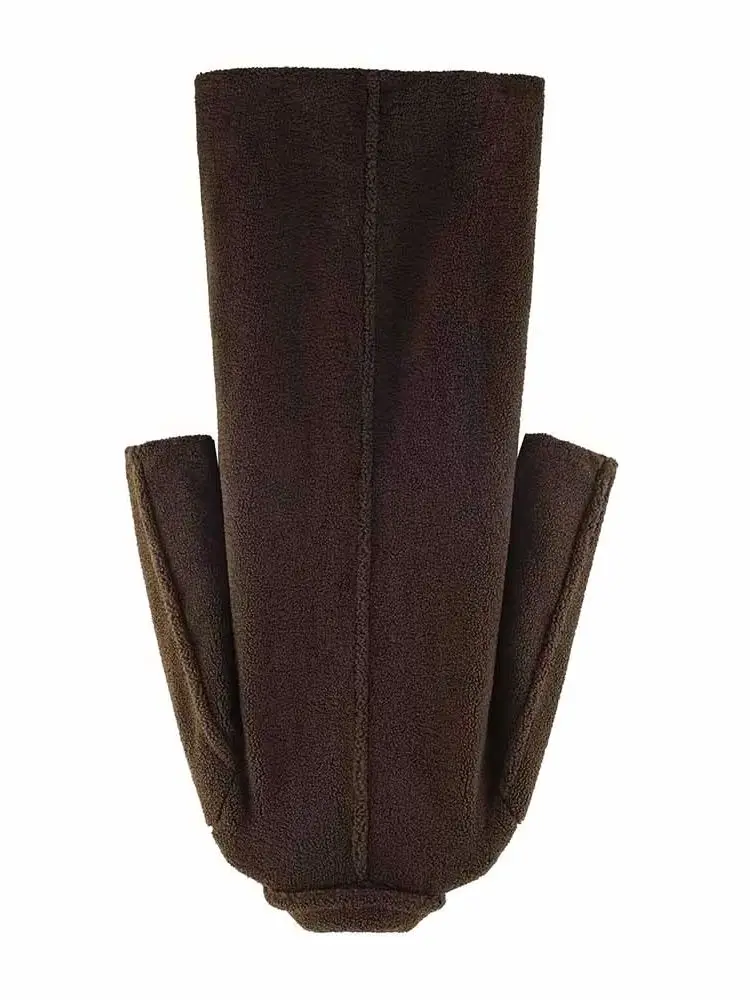 

HH Woman Winter Fashion Warm Coral Velvet Long Sleeves Single Breasted Solid Color Coat Jacket Female Casual Comfortable Coat