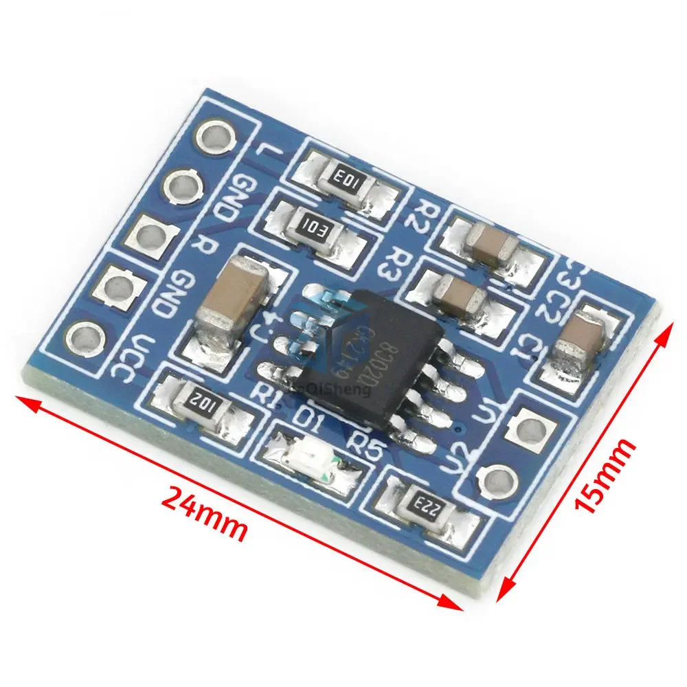 Super Mini HXJ8002 Audio Power Amplifier Board Mono Channel Voice low noise Amplifiers Module 2.0-5.5V Replace PAM8403