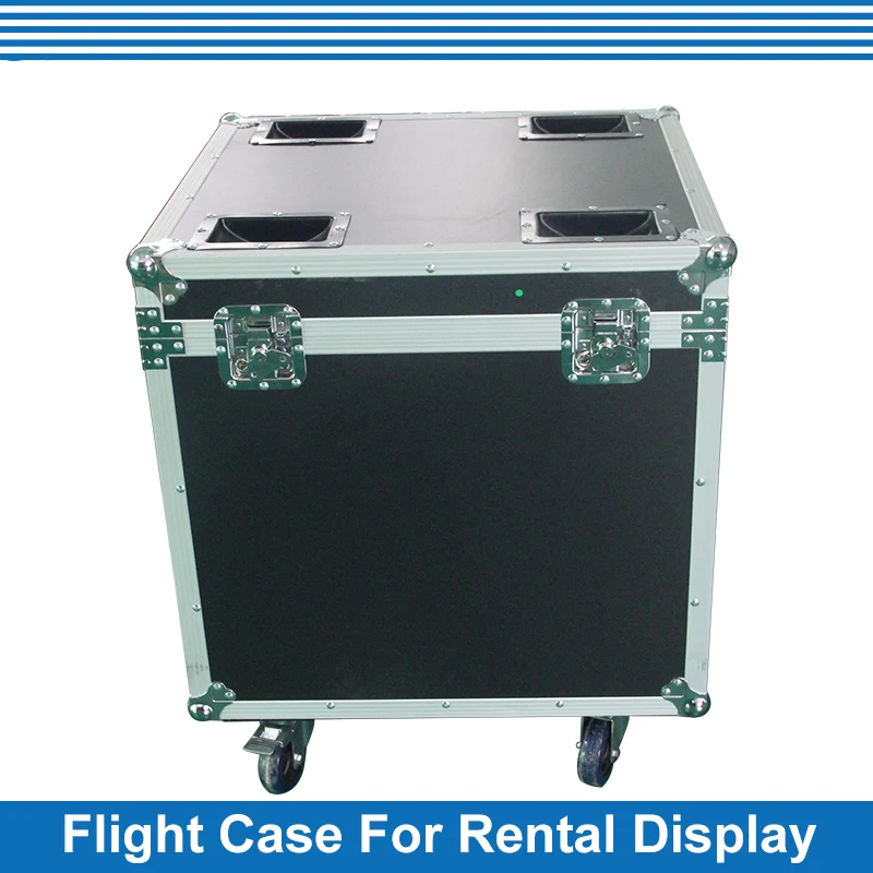 P3 P6 Die casting aluminum Rental LED display cabinet Flight Case, 1 Flight case Pack 6 pcs 576mmX576mm Cabinet