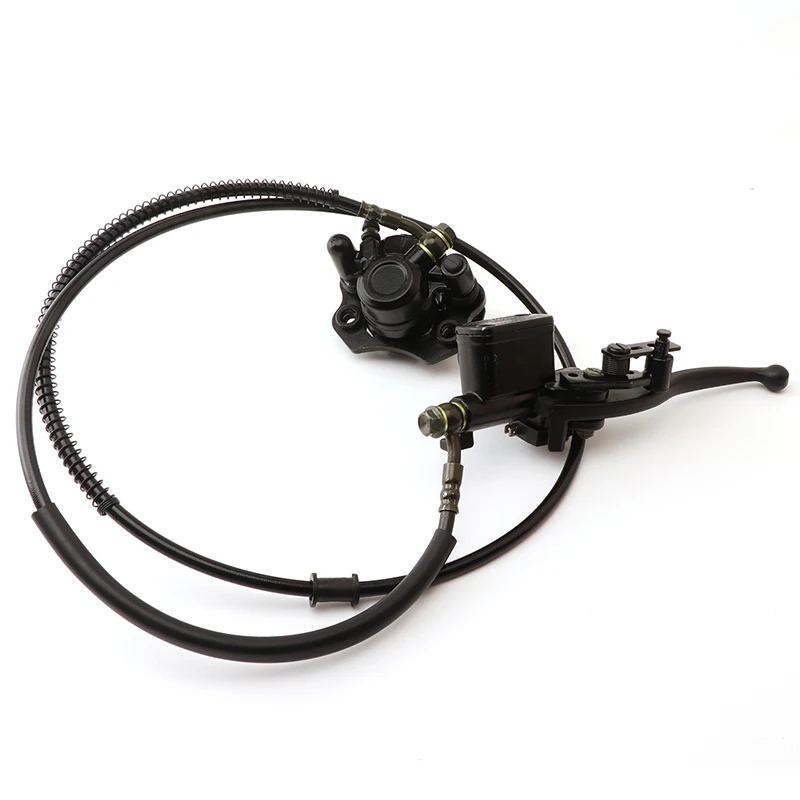 Front or Rear Disc Brake Master Cylinder Hydraulic Caliper Assembly For 50cc 70cc 90cc 110cc 125cc ATV Buggy Quad Bike Parts