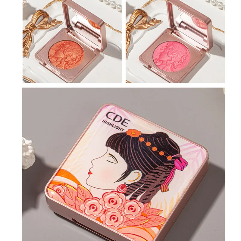 كريمات كونتورينج متعددة الاستخدام مضادة للماء أحادية اللون ، أحمر خدود حريري ناعم طبيعي ، أحمر أحمر شفاه وعيون خد ، مستحضرات تجميل للوجه