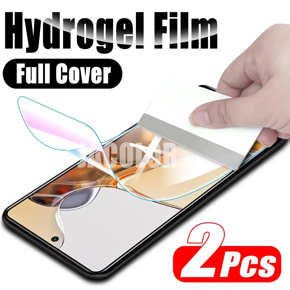 2pcs Hydrogel Film For Xiaomi 11 Lite 5G NE 11T Pro Mix 4 Civi 1S For Xiaomi 11 T 11TPro Civi1S Mix4 600D Phone Screen Protector