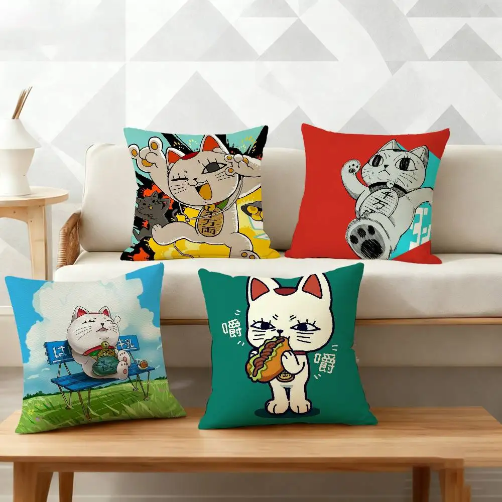 

Turbo Granny cat Pillow Case for Sofa Living Room Home office Decor Protective Cover