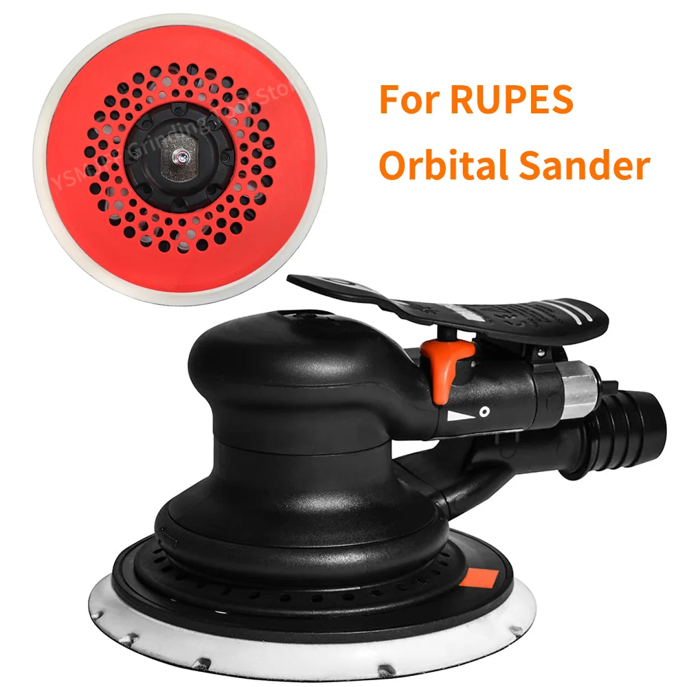 6 Inch Hook & Loop Sanding Pad with M8 Thread Backing Plate for FLEX / RUPES Dust Free Electric Polishing Machine Car Cleaning