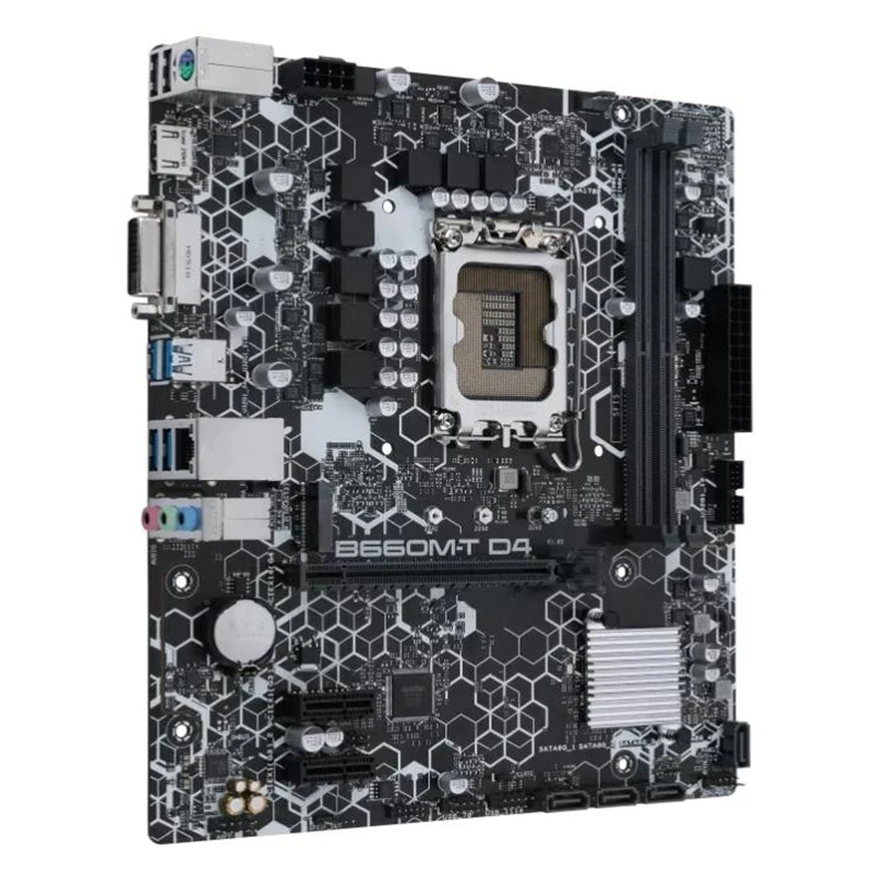 Dla B660M-T płyt głównych D4 LGA 1700 DDR4 128GB ATX dla Intel B660 płyta główna pulpitu M.2 NVME SATA III USB3.0