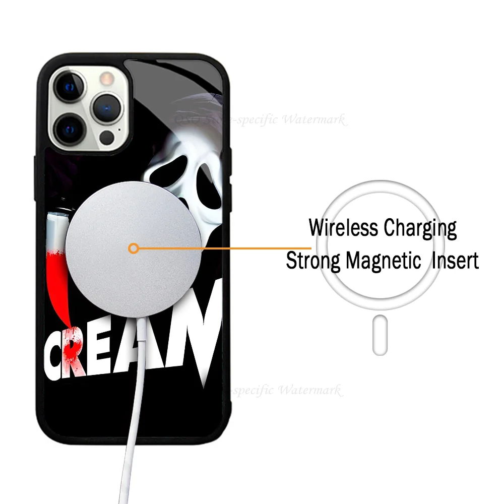 S-Scream Coques de téléphone pour iPhone, Alex Mirror TPU Shell, 15, 14, 13 Pro Max, 11, 12 Mini