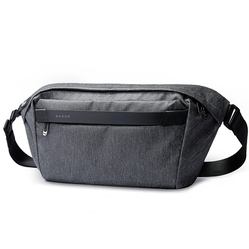 Chikage bolsa crossbody masculina de ombro único, tendência da moda, bolsa de peito à prova d'água, grande capacidade, leve, unissex, portátil