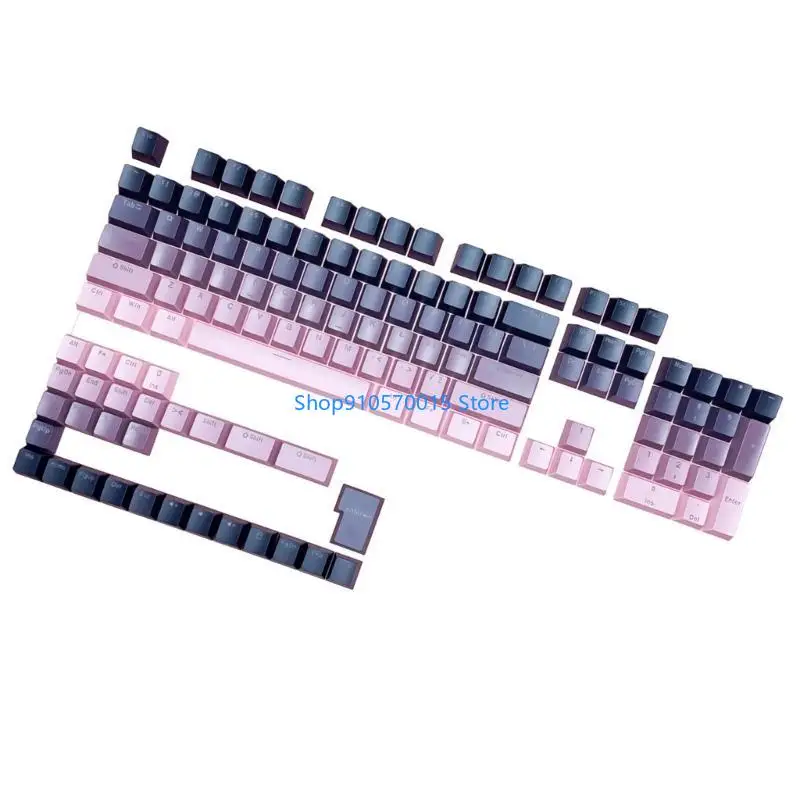B95C OEM Profile Keycaps PBT Material Front Printed Gradients for Computer Keyboard