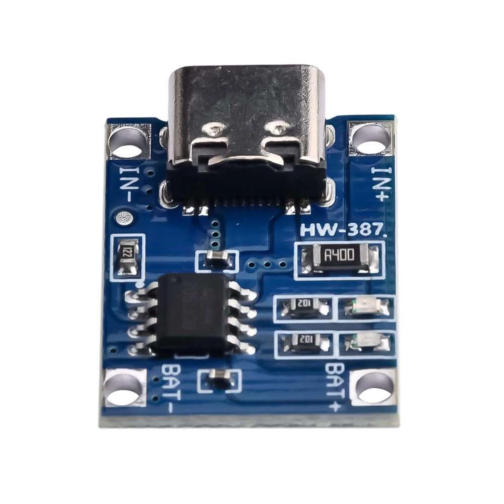 Micro USB Type-c 18650 TP4056 Lithium Battery Charger Module DC4.5V-5.5V 1A Charging Board With Protection Dual Functions