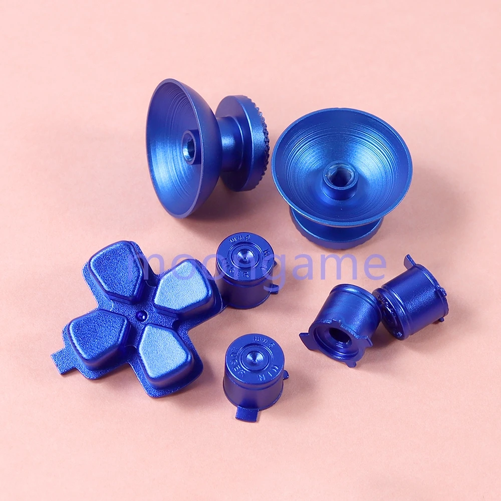 1 مجموعة استبدال المعادن التناظرية Thumbsticks قبعات Dpad ABXY رصاصة أزرار ل PS5 تحكم متحكم Thumb Stick قبضة #4