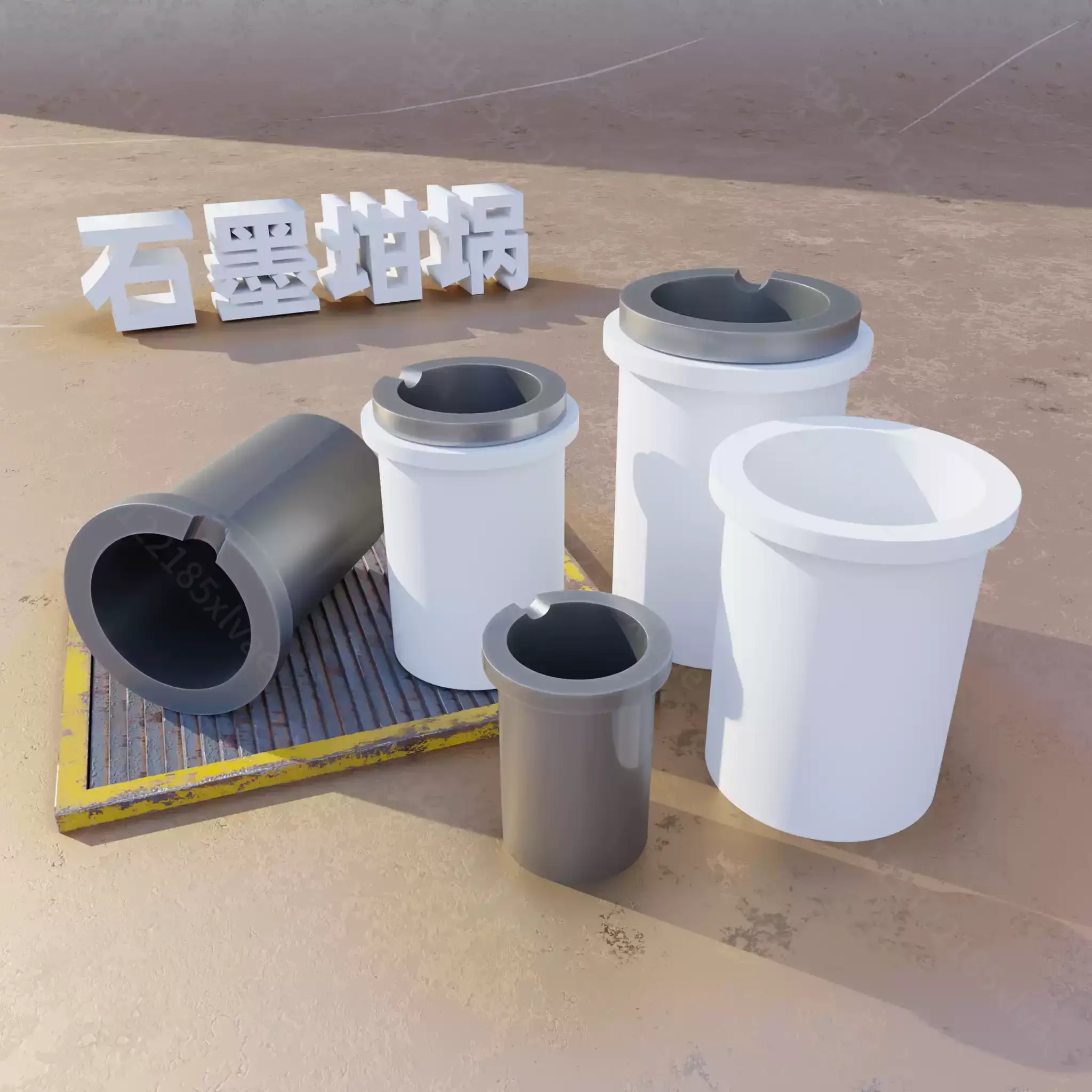 High Temperature Resistant High Purity Quartz Crucible Industrial Refractory Parts Special For Medium Frequency Gold Melting