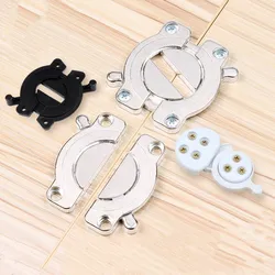 Strong Furniture Hinges Fixing Fitting Alloy Table Top Connector Latch Bracket Conference Desktop Combination Fastener Hardware