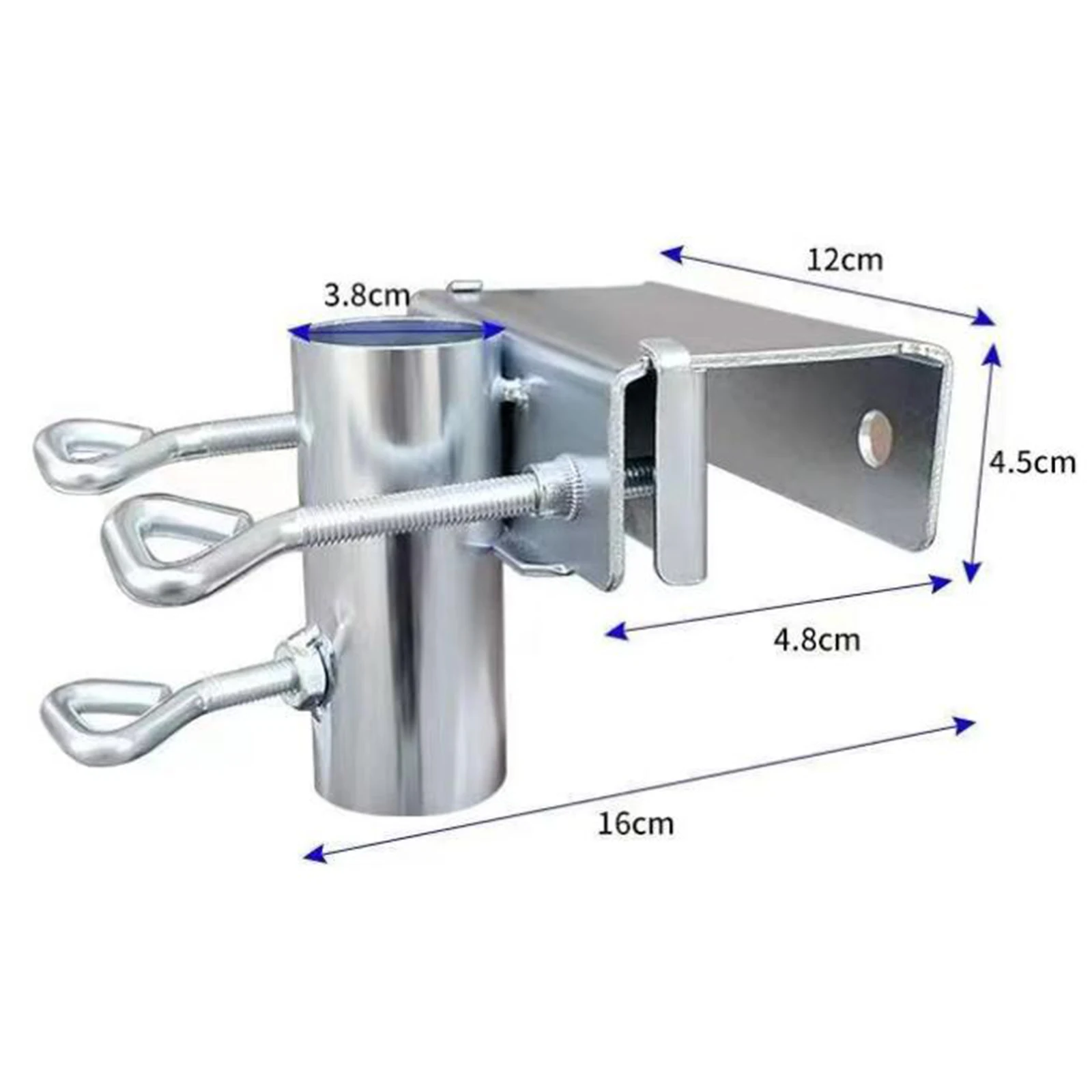 Stojak na parasole na Patio wytrzymały Parasol na balkon dziedziniec łodzie Parasol montaż zacisku Patio stojak na parasole stalowa