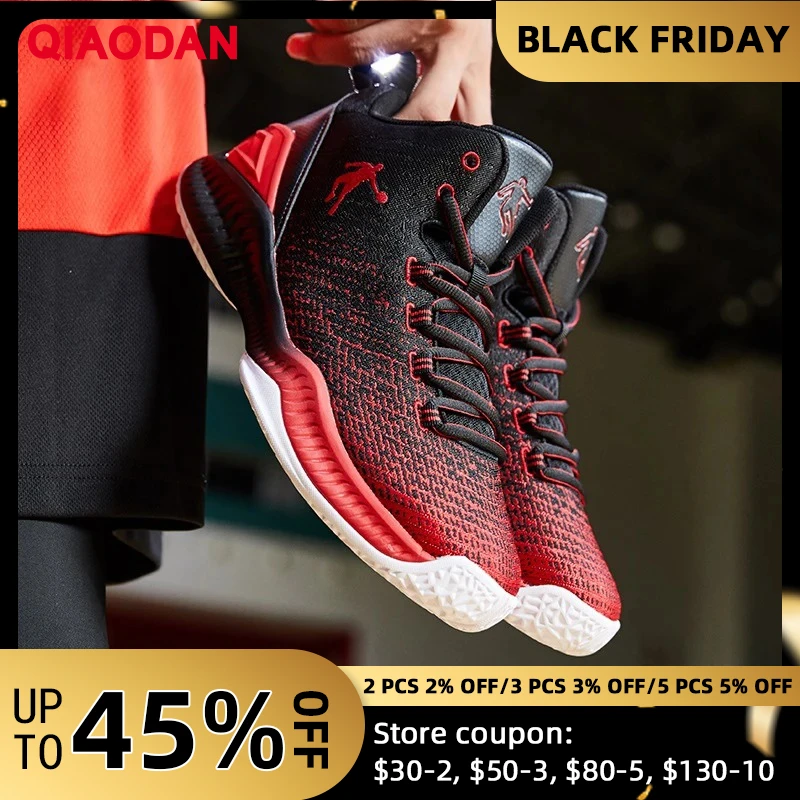 

QIAODAN Fashion Basketball Shoes Men 2025 Winter New Student Casual Breathable Sport Shoes Outdoor Anti-Slip Sneakers XM1580103