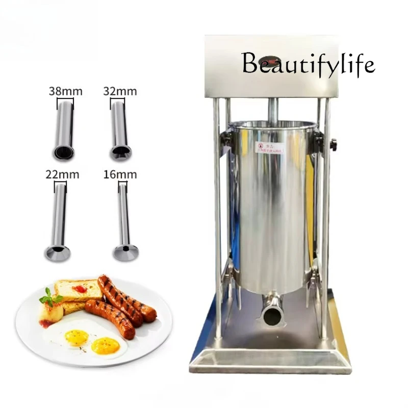 

Commercial 15L Automatic Electric Hot Dog Sausage Stuffer Meat Filling Machine for Sale