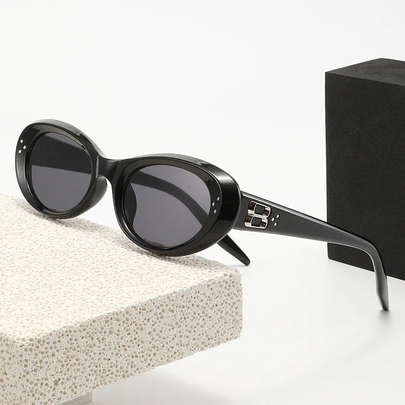 

2025 New Luxury Sunglasses Men Women Glamour Cute Oval Shape Unisex Glasses Stylish Fashion Brand UV400 Shades
