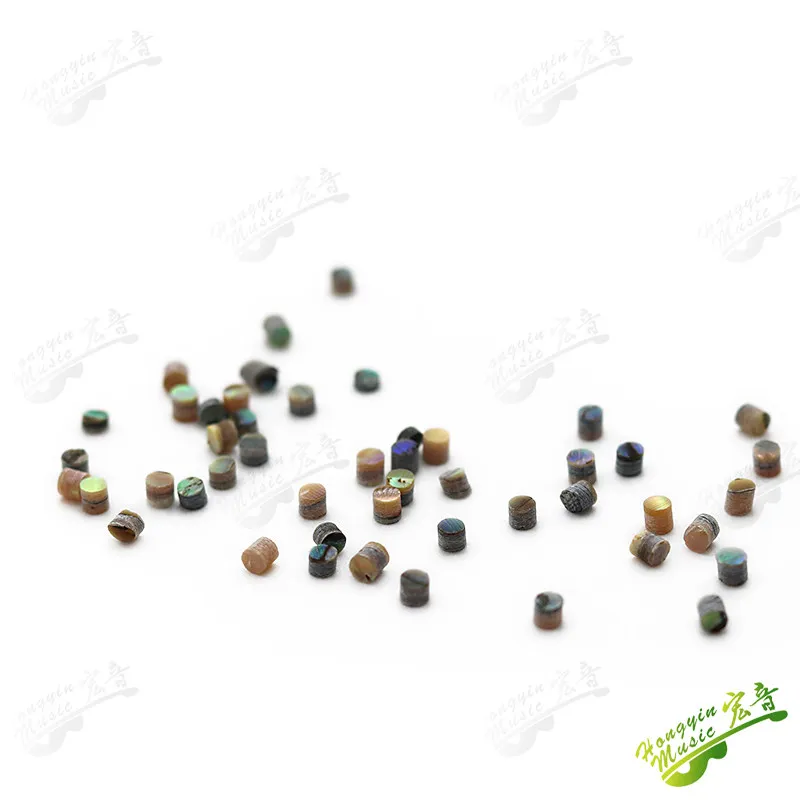 HUATOOL 10 Stück/Set Echte Farbige Abalone-Muschelklangpunkte Gitarrenzubehör Material Durchmesser 2mm/3mm/4mm/5mm/6mm – Detail 16