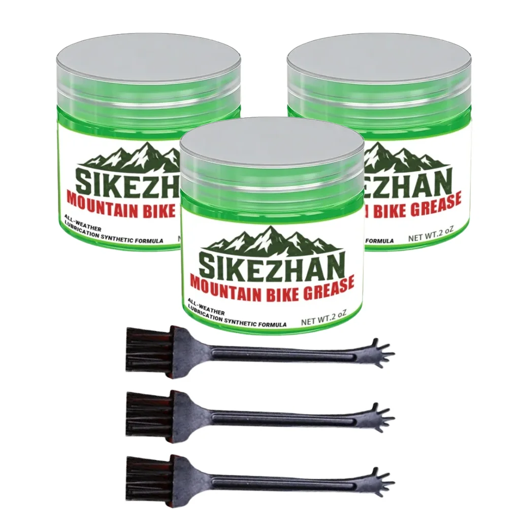 AliExpress NONE 2oz Bike Grease with Brush, Waterproof Anti-Rust High Temp Synthetic Lube for MTB & Road Bike Bearings, Hubs & Headsets