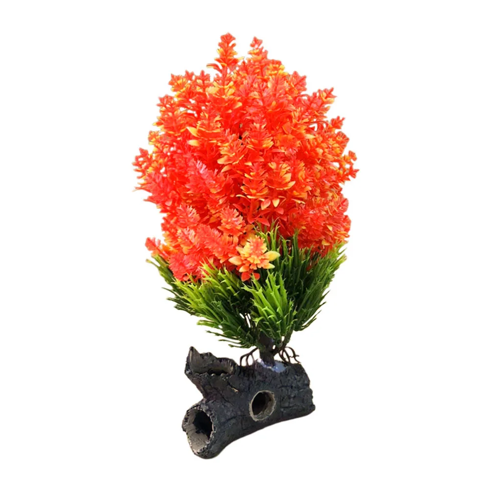 

Fish Tank Aquatic Plant Lifelike Realistic Water Grass Aquarium Decoration Landscape Home Desktop Ornament Durable Safe