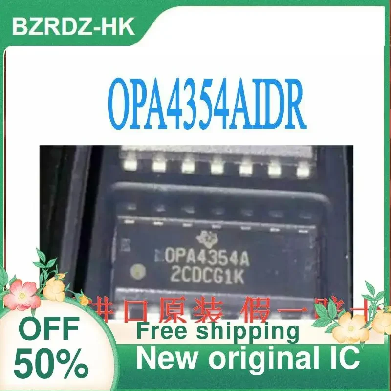 5PCS OPA4354AIDR OPA4354A SOP14  New original IC