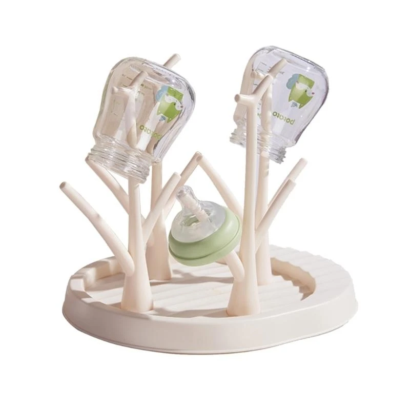 

QX2D Upgraded Babies Bottle Holder Cleaning Dryer Drainer Removable Babies Bottle Dry