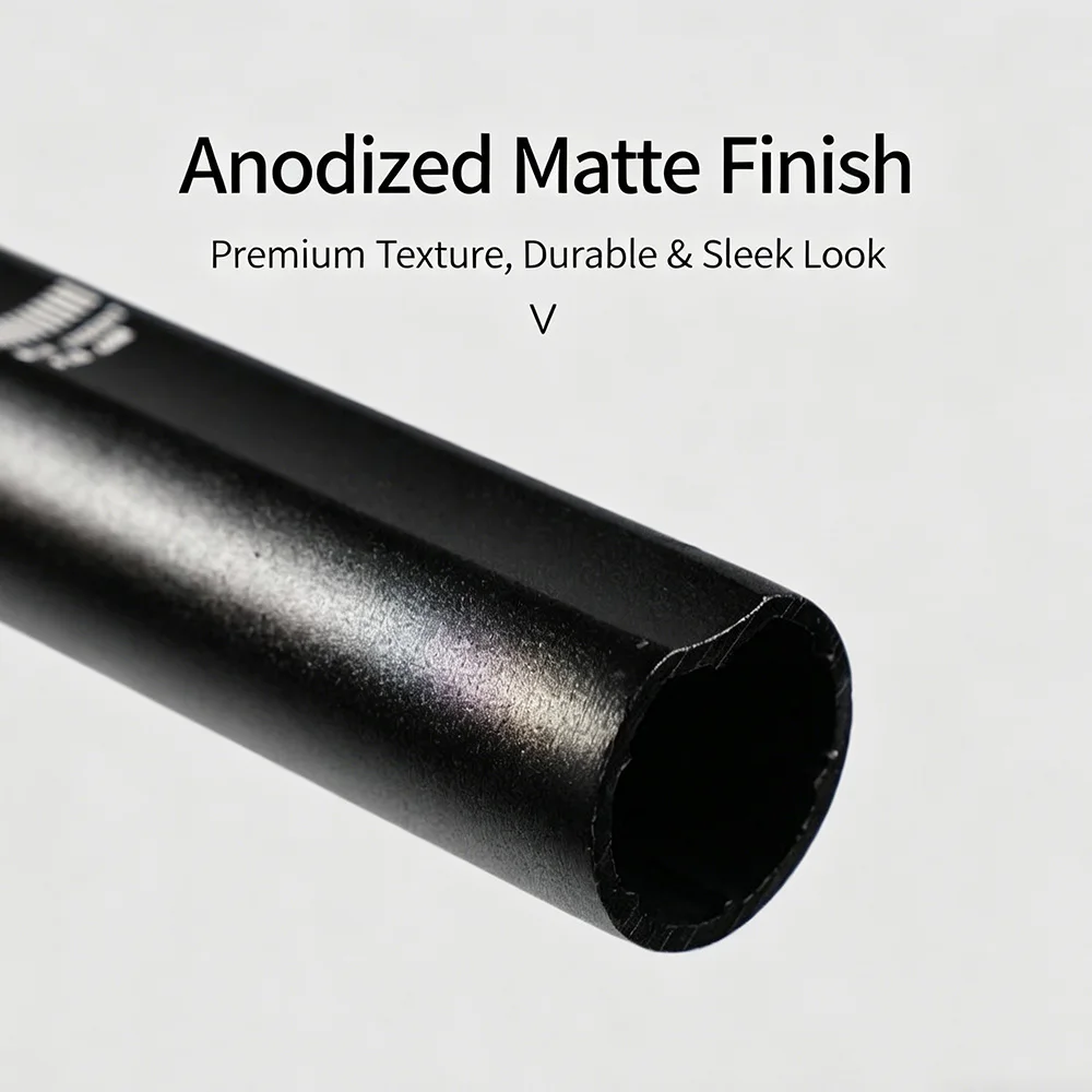 CNCLOL Fahrradteil, Klappbarer Fahrradvorbau 28,6mm 25,4mm Aluminiumlegierung Höhenverstellbarer Lenkererhöher für MTB Klappfahrrad – Detail 6