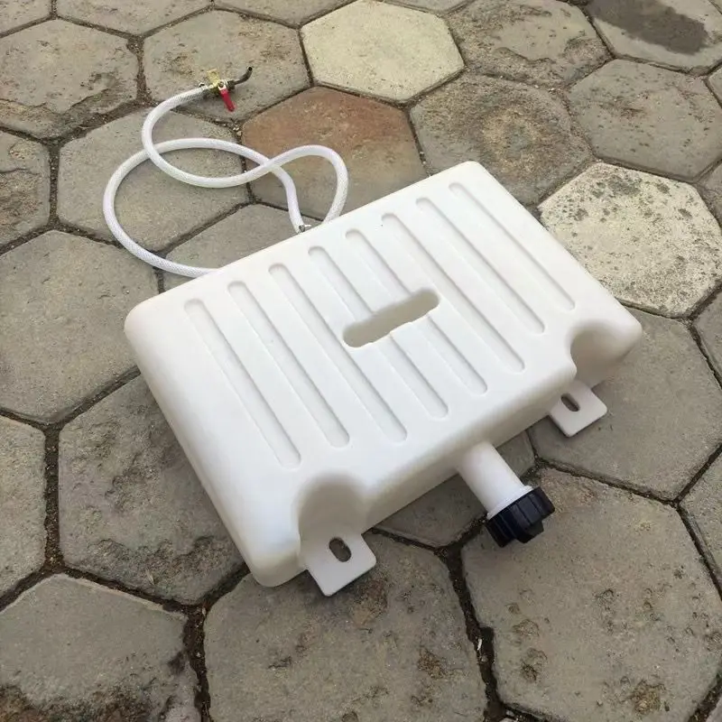 17L Truck Mounted Hand Washing Water Tank With 1M Hose And Faucet Water Storage Water Tank Vehicle Mounted Back Type Water Tank