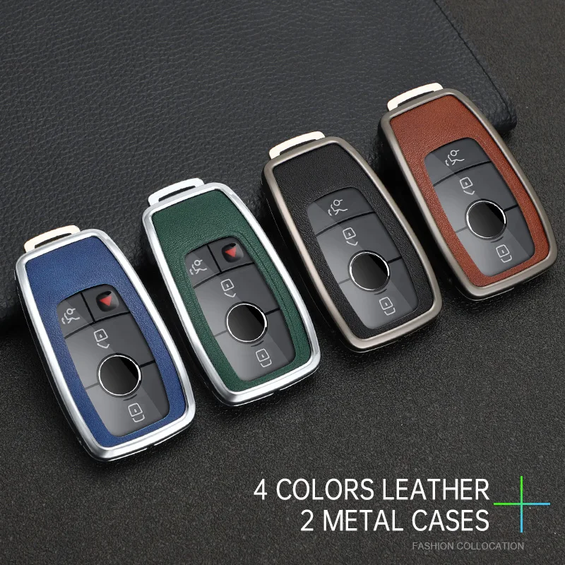 

For Mercedes Benz E C Class W204 W212 W176 GLC CLA GLA Hight quality alloy Car Key Cover Case auto Accessories