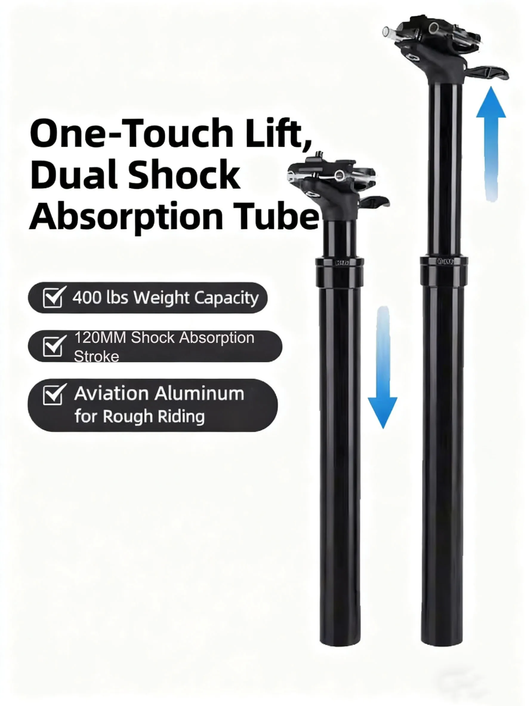 

Амортизирующий подседельный штырь MTB 30,9/31,6 мм, велосипедная трубка, подвеска для велосипеда, подседельный штырь Mtb, телескопический велосипедный подседельный штырь с амортизатором