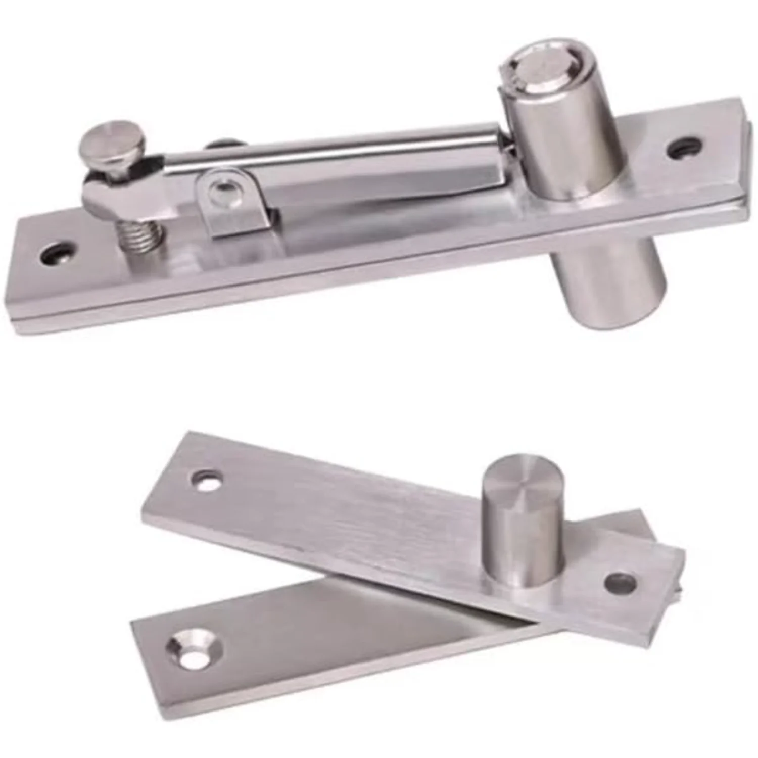 

Rotating Wood Door Pivot Hinges Set of 2 - Heavy Duty Stainless Steel Shaft System for Wood Doors