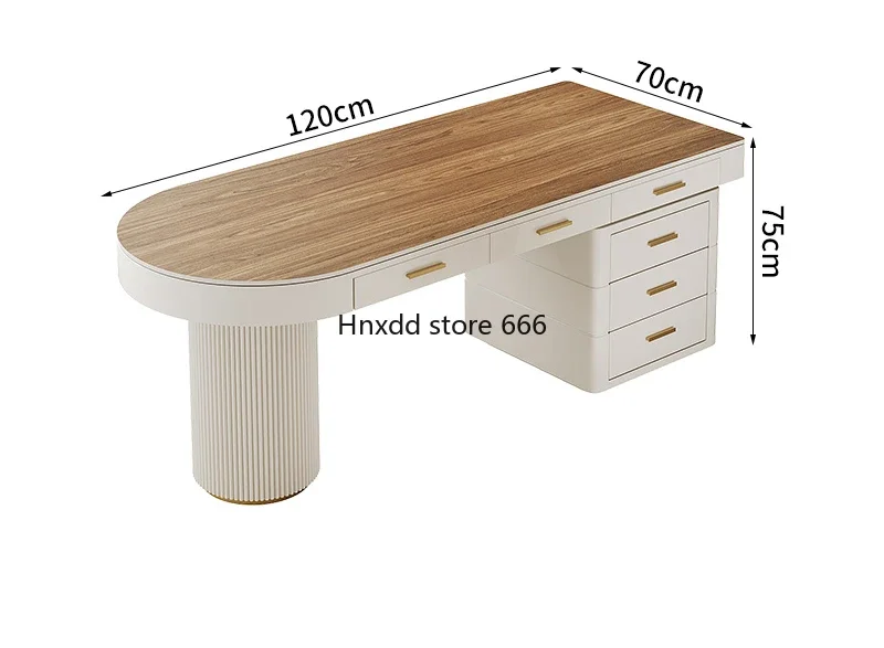 Cream Wind Slate Desk Adult Computer Desktop Desk