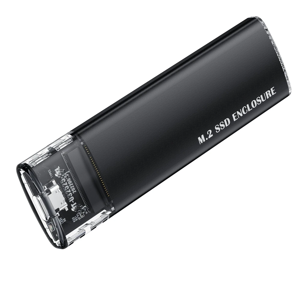 M.2 Nvme SATA SSD Enclosure M.2 Mobile Hard Drive Box Mobile Hard Drive Enclosure M.2 Hard Drive Box For 2242/2260/2280