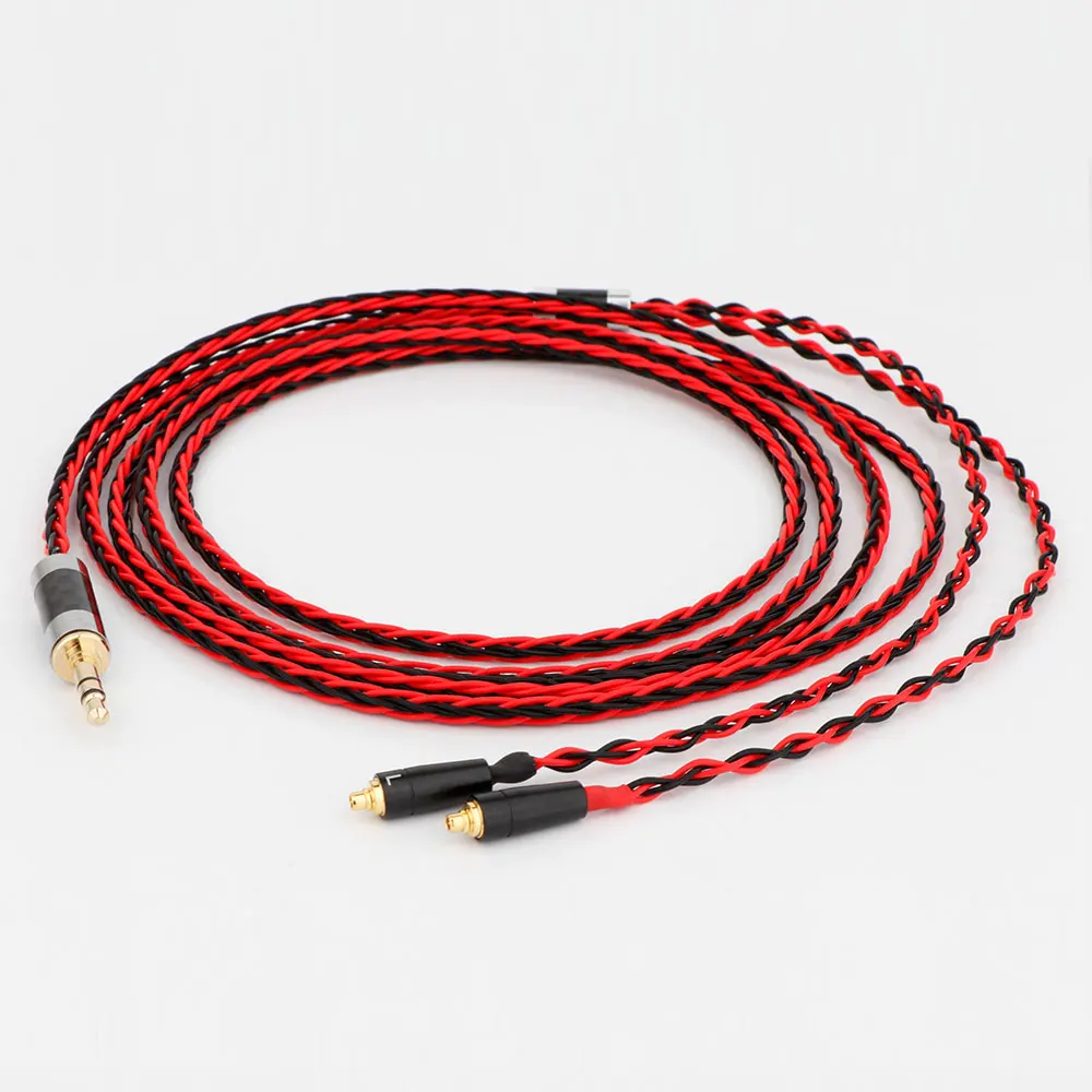 

8 Core 7N OCC silver-plate Earphone Headphone Upgraded Cable For N5005 N30 N40 MMCX 4.4mm 2.5mm 3.5mm XLR Balanced