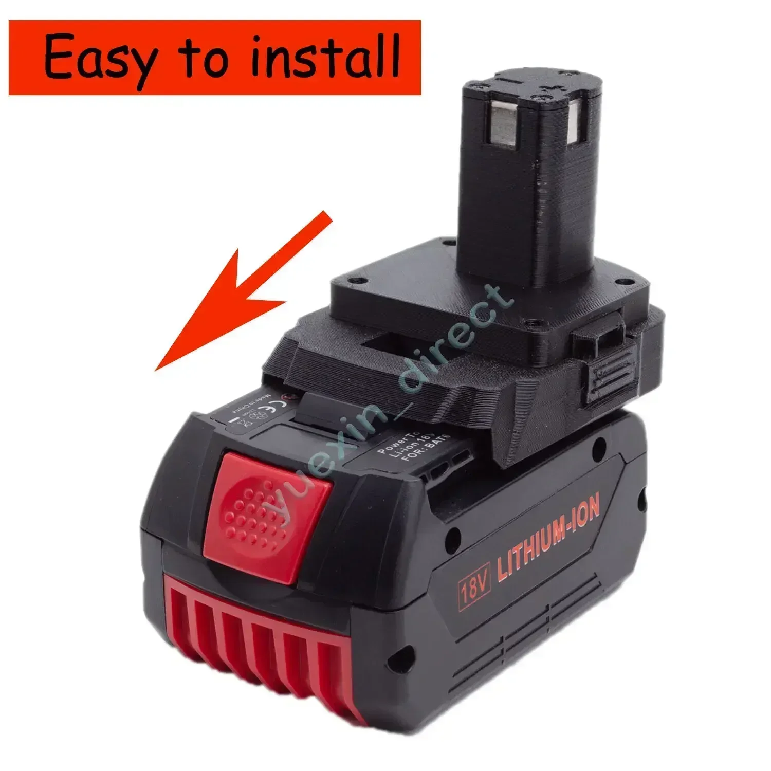 Imagem -04 - Adaptador de Bateria para Bosch Adaptador de Broca Power sem Fio Ferramenta Elétrica Modificada 18v Lithium-ion to para Ryobi One Plus 18 20v