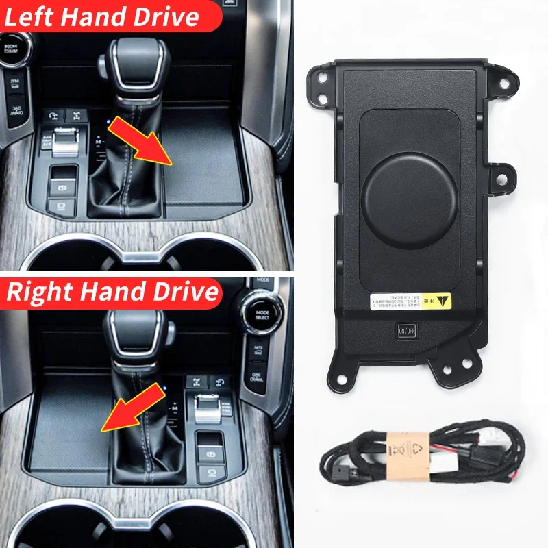 For Toyota Land Cruiser 300 LC300 J300 2021-2025 Wireless Charging Pad Car Charger Console Upgrade Accessories Modification Kit