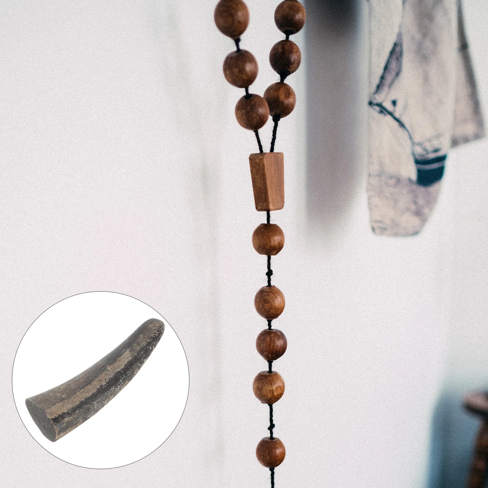 

Delicate Bull Horns Natural DIY Carving Material Safe No Burrs Easy to Use for Beads Decor Gifts Bull Horns Natural Horrn